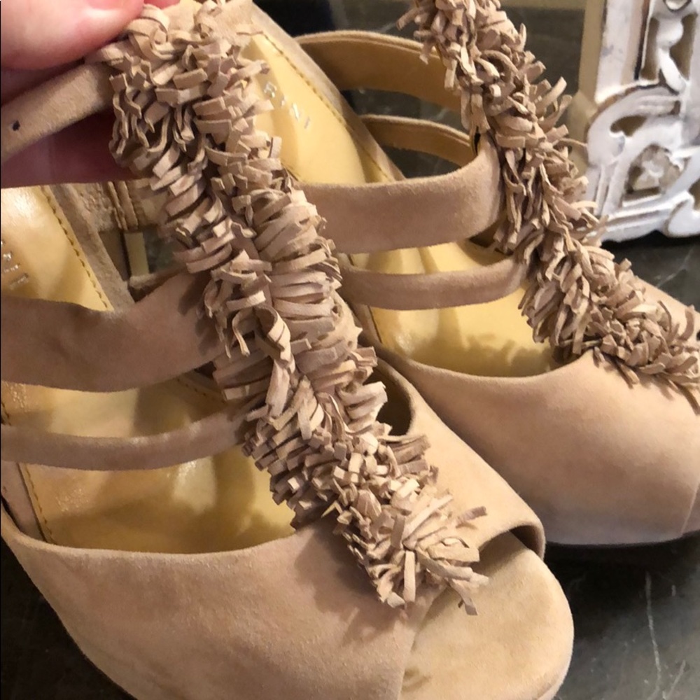 Brand New fringe heels